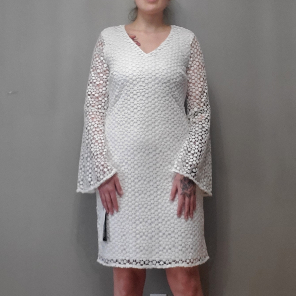 Tall White Lace Dress